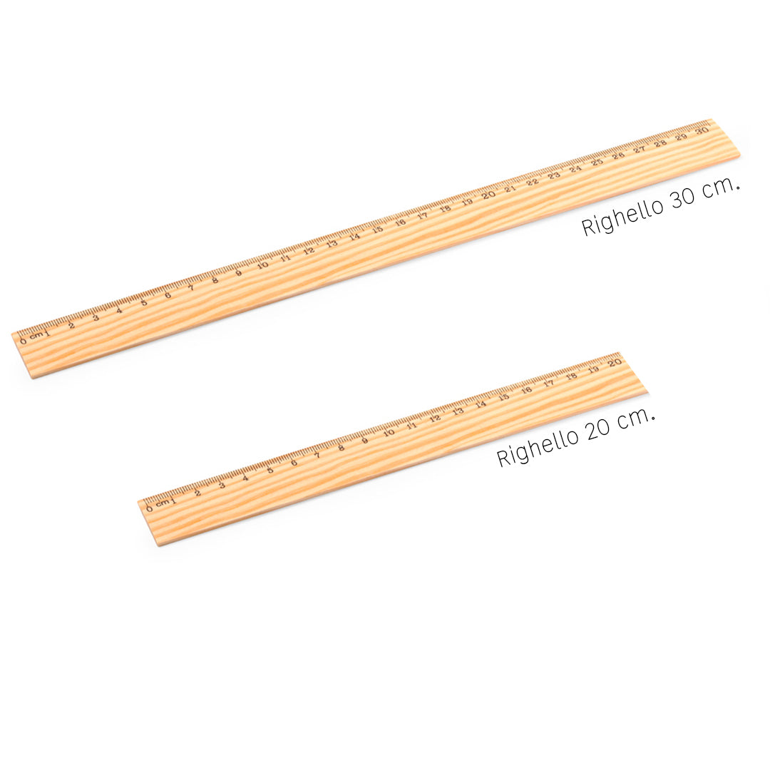 Righello in legno