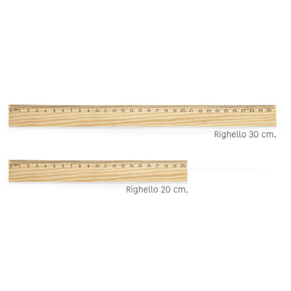Righello in legno