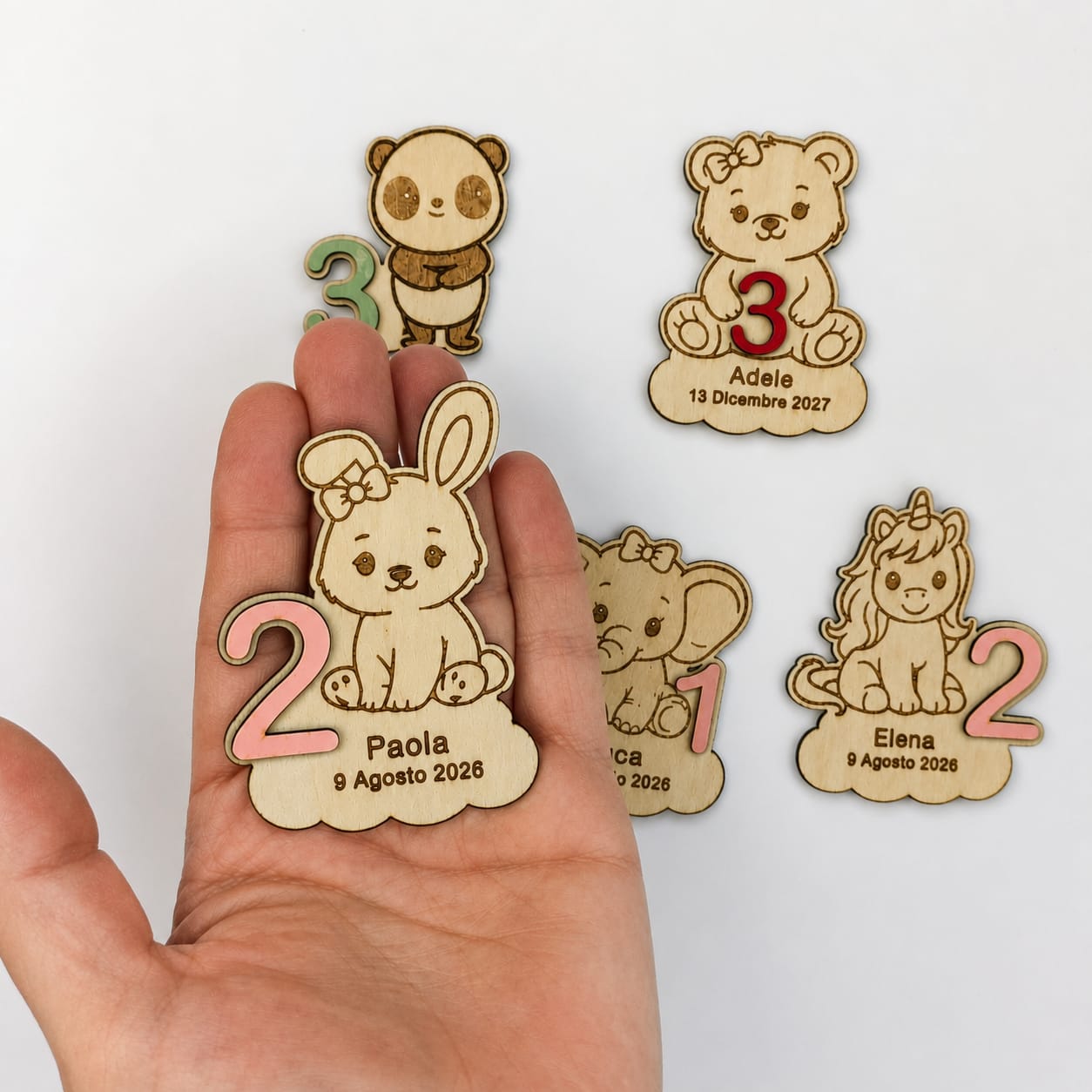 Tag in Legno Color